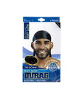 KIM & C Silky Satin Tie-Down Durag (Black)