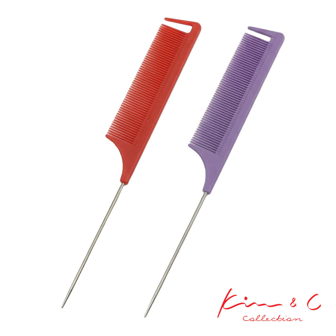 Kim & C Braiding Metal Pintail Carbon Comb