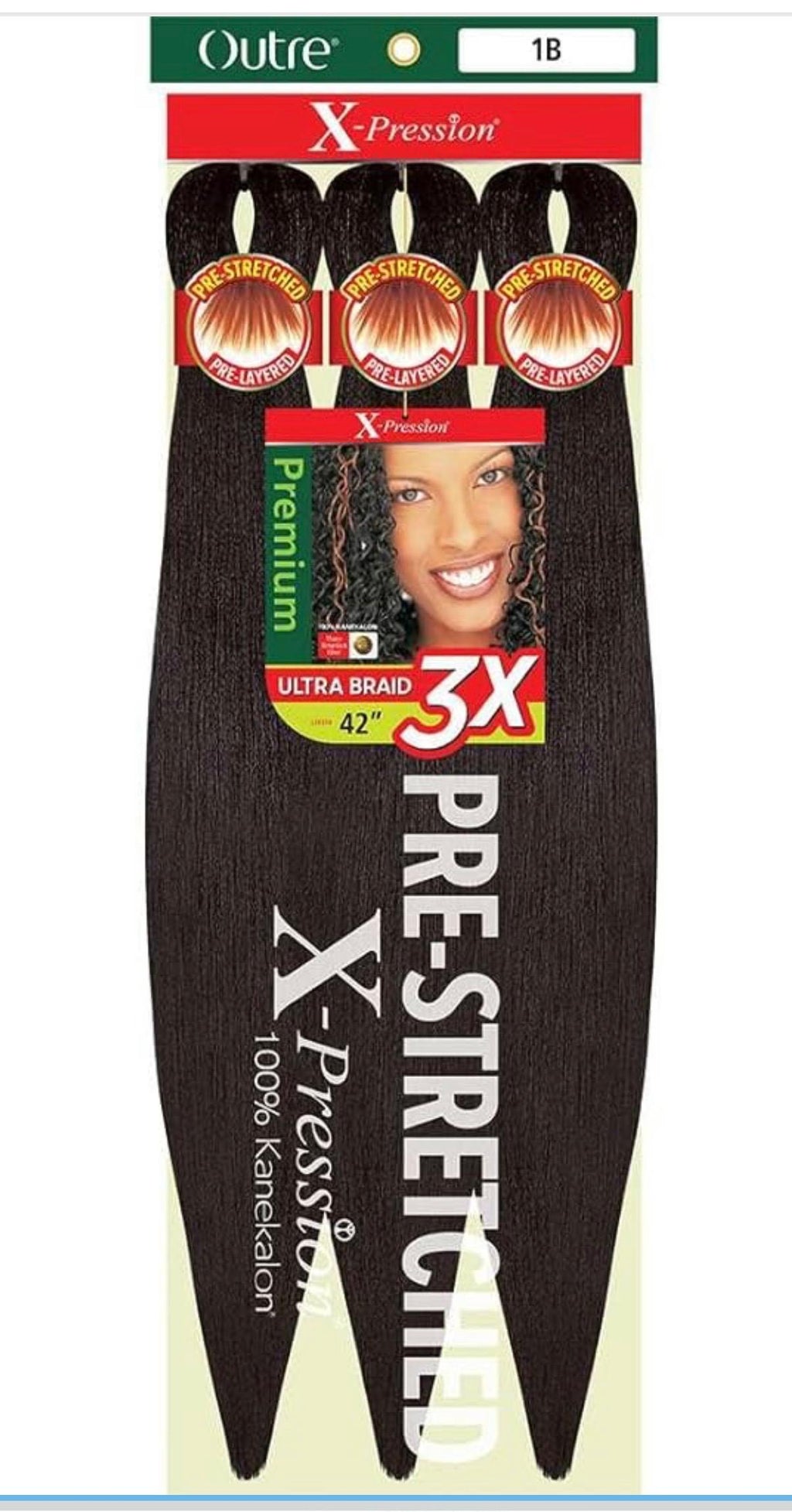 Outre X-Pression Pre- Stretched Braid 3X - 42”